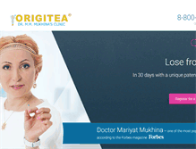 Tablet Screenshot of origitea.com